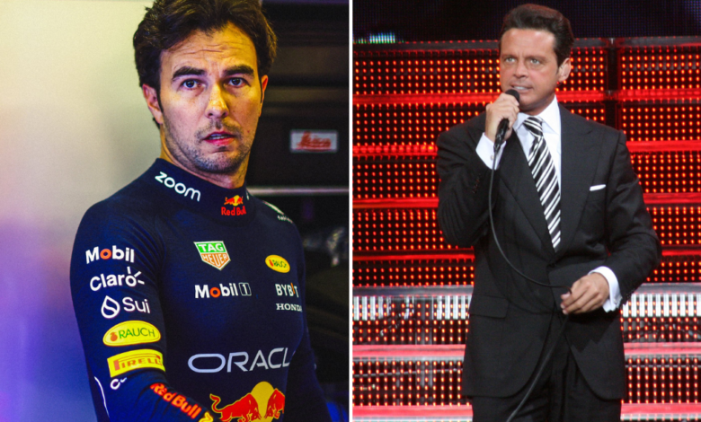 Checo Pérez se roba el show en concierto de Luis Miguel