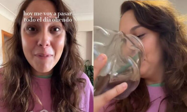 Mujer recupera olfato tras Covid y su reacción es viral en TikTok 