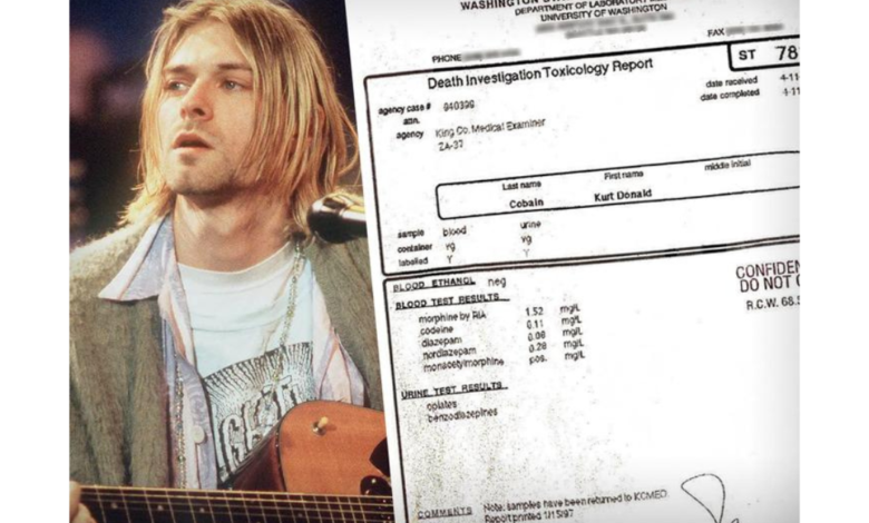 Filtran supuesta autopsia de Kurt Cobain 30 años después