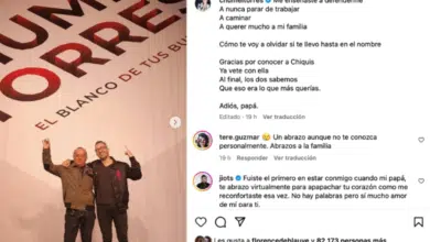 Chumel Torres despide a su papá con emotivo mensaje