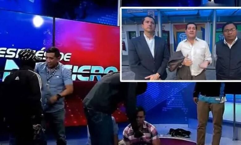 Periodistas narran irrupción de hombres armados en televisora