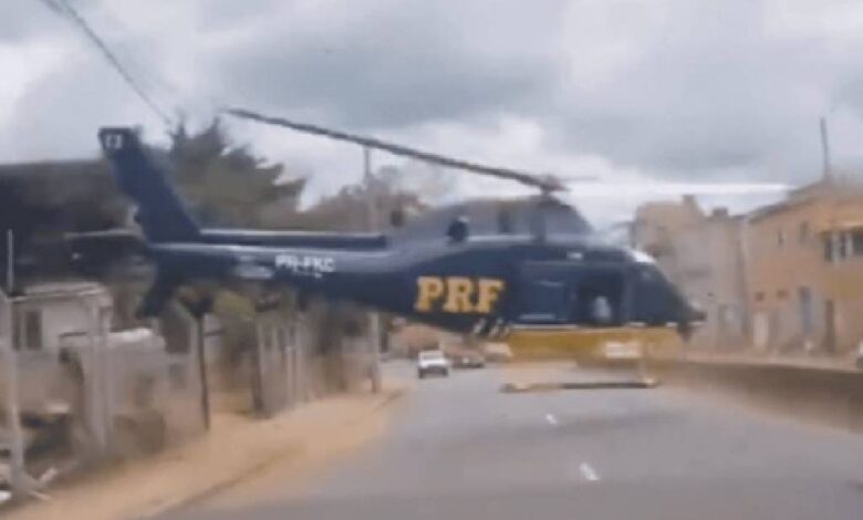 Helicóptero que trasladaba a lesionado cae en carretera de Brasil