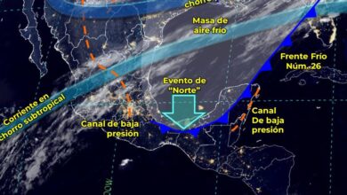 Se pronostica lluvias fuertes en estos estados de la república mexicana