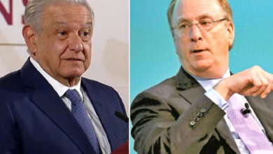 AMLO plantea a Fink importancia de que EU atienda crisis de fentanilo