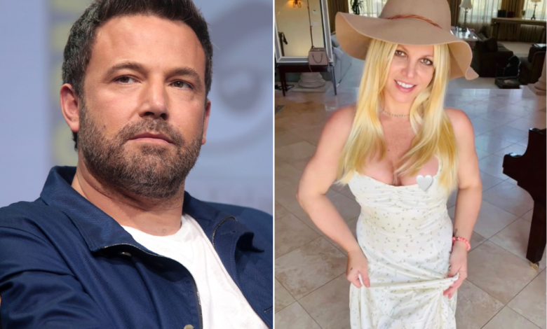 Ben Affleck reacciona a supuesto beso con Britney Spears