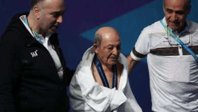 Taghi Askari, clavadista de 100 años sorprende en el Mundial de Natación Doha 2024