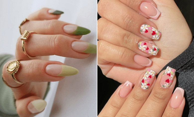 Diseños de uñas con flores para recibir la primavera 2024