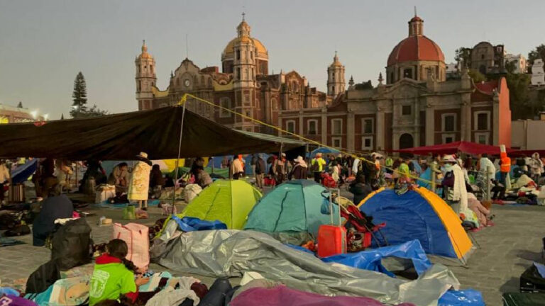 Peregrinos arriban este miércoles a la Basílica de Guadalupe