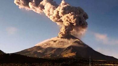 Popocatépetl explosión.