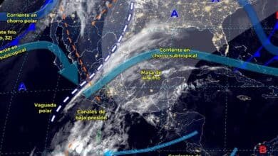 Lluvias muy fuertes, descargas eléctricas y posible caída de granizo en zonas del noroeste del país