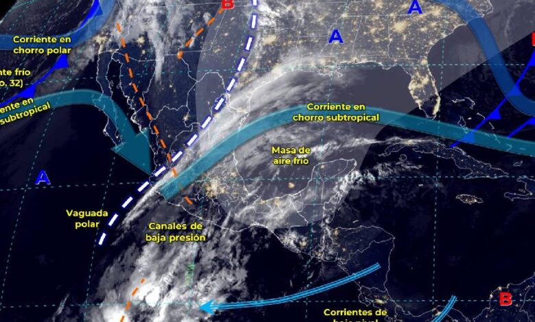 Lluvias muy fuertes, descargas eléctricas y posible caída de granizo en zonas del noroeste del país