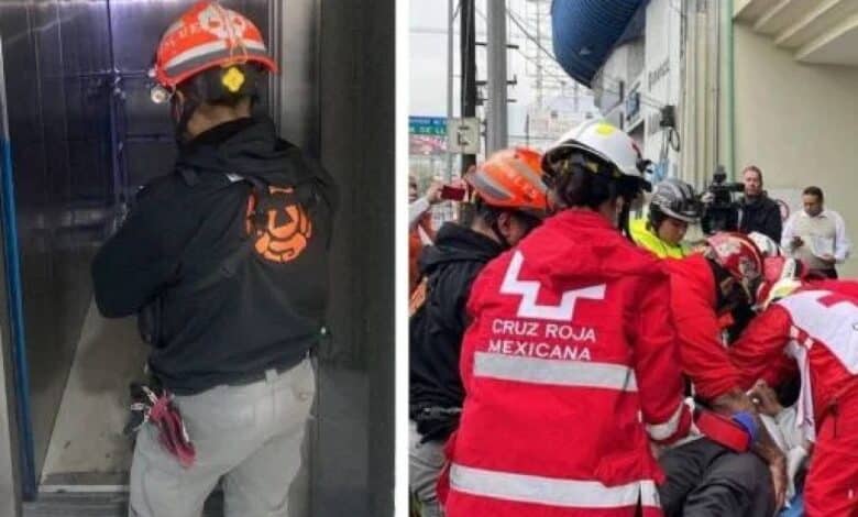 Cae elevador en funeraria de Monterrey