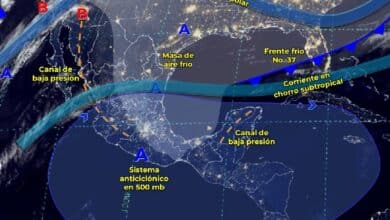 Frente frío N° 37 provoca vientos de hasta 80 km/h