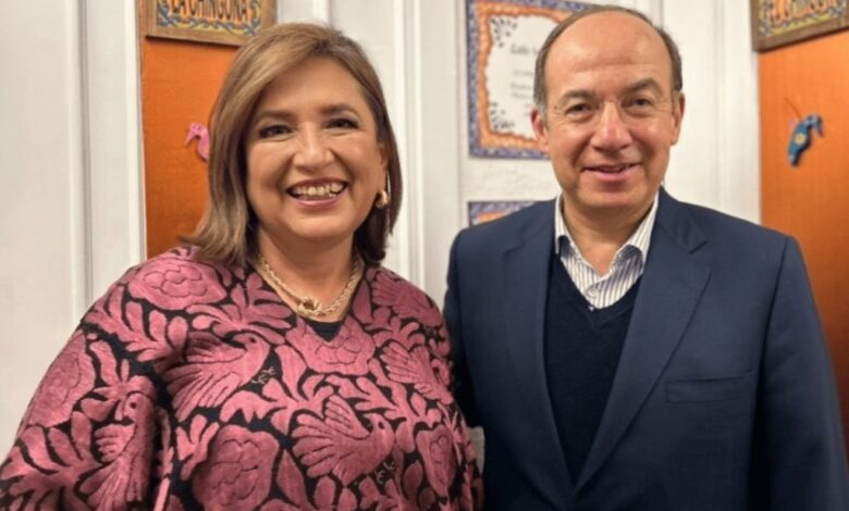 Xóchitl y Calderon.