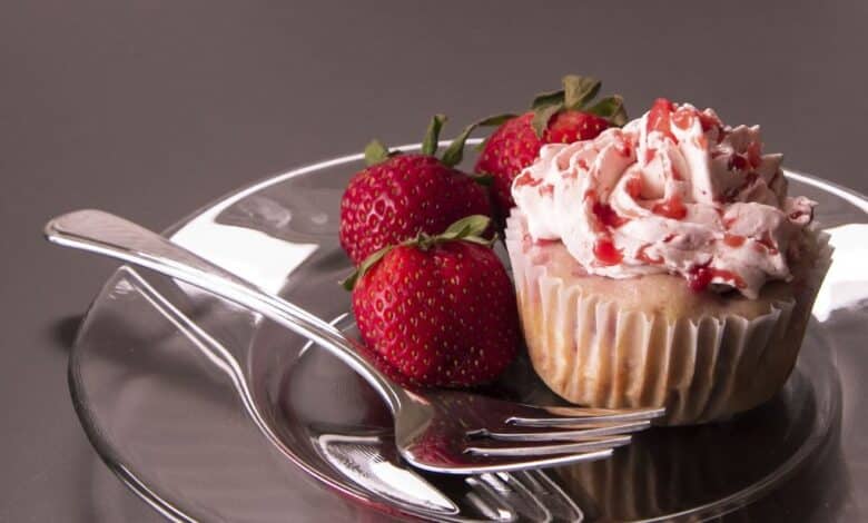 Cupcakes de fresa; un postre perfecto para San Valentín