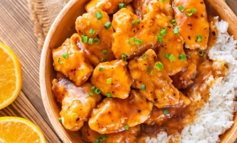 Pollo a la naranja: Una deliciosa fusión de sabores cítricos y pollo