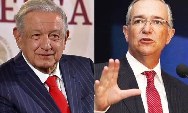 AMLO y Salinas.