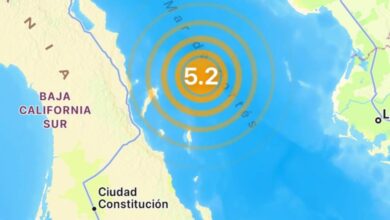 Sismo de magnitud 5.2 al noroeste de Loreto en Baja California Sur