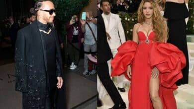 Lewis Hamilton y Shakira se reencuentran en la Met Gala