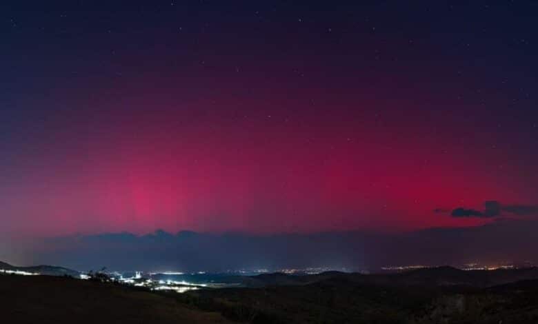 Intensa tormenta solar provoca auroras boreales en varias partes de México