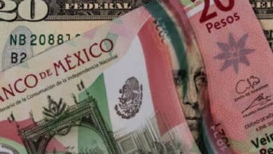 Peso sufre leve caída y cierra en 20.14 este lunes