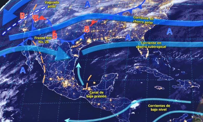 Frío extremo y fuertes rachas de viento afectan el norte y noroeste de México