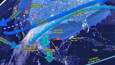 Se prevén lluvias intensas para Veracruz, Oaxaca, Chiapas y Tabasco