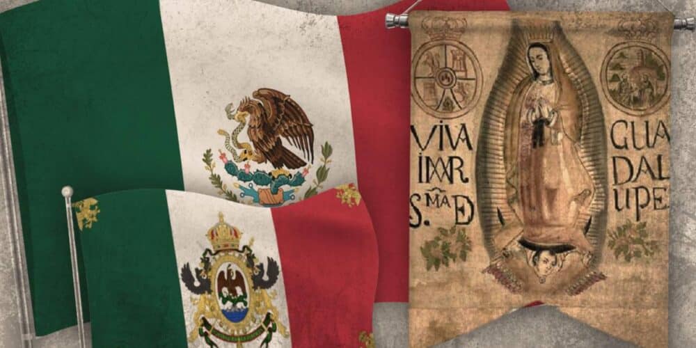 Historia completa de la Bandera de México, desde sus orígenes hasta la actualidad.