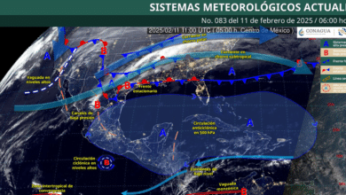 Lluvias fuertes y vientos intensos afectarán el noroeste y norte de México 🌧️💨