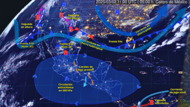 Fuertes rachas de viento y lluvias en varias regiones del país