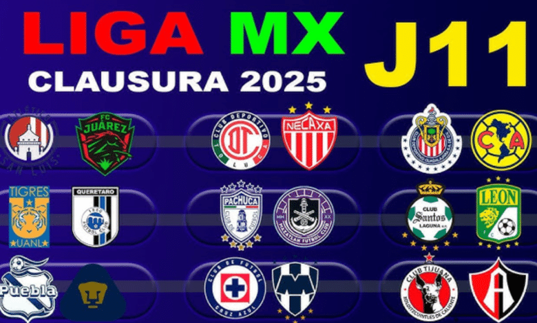 Horarios y canales para ver la jornada 11 del Clausura 2025