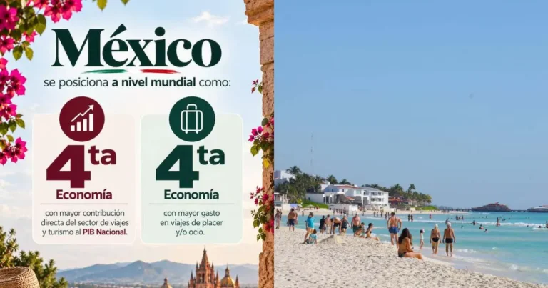 México lidera crecimiento turístico en Norteamérica (Foto de cortesía)