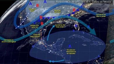 ¿Cuál es el pronóstico del tiempo este ocho de marzo?