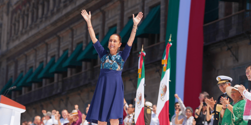 Lo que dijo Claudia Sheinbaum en su discurso en el Zócalo de la CDMX