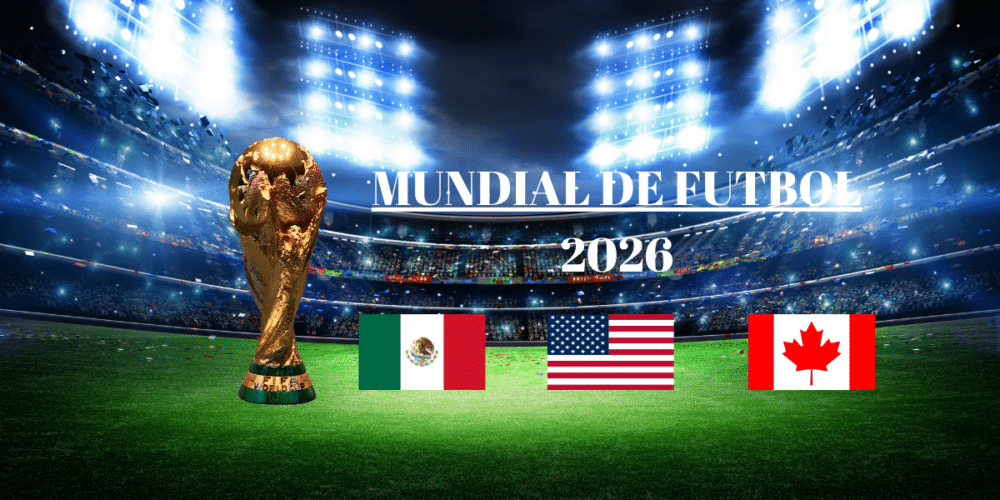 Imagen editada de mundial de futbol 2026