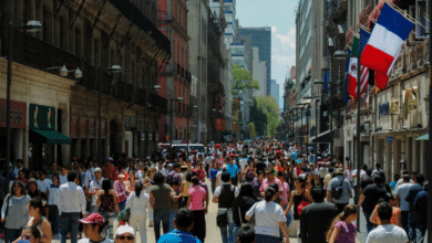 Imagen de la calle madero de la CDMX