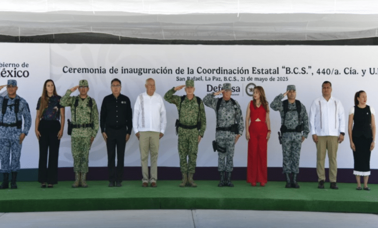 Guardia Nacional estrena instalaciones en Baja California Sur con ceremonia oficial