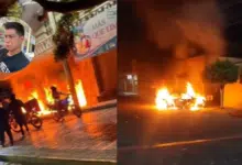 Tehuacán estalla incendian casa de agresores tras agresión a joven a vendedor de frutas