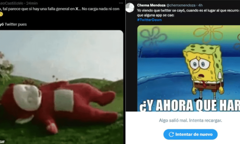 X se cae a nivel mundial… y los memes no se hicieron esperar