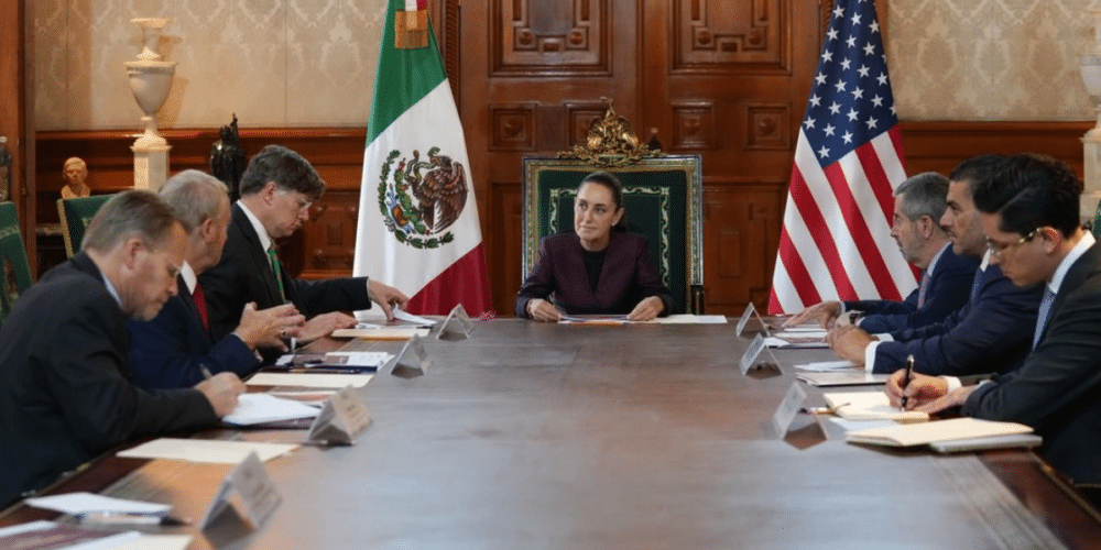 Diálogo bilateral toma fuerza Sheinbaum se reúne con delegación estadounidense en Palacio Nacional