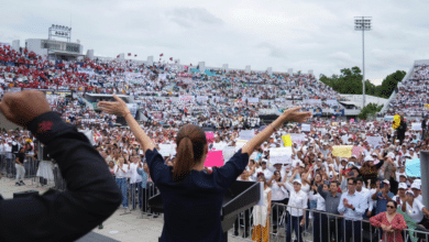 La Presidenta de México destacó que Chiapas se va a convertir en un punto de desarrollo importante para los siguientes años a través de los Polos para el Bienestar, la línea K del Tren Interoceánico y la modernización del Puerto Chiapas