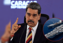 En un mitin en las afueras del palacio de Miraflores, el presidente venezolano Nicolás Maduro exhortó a Donald Trump a no involucrarse en lo que calificó como una “guerra interminable”, refiriéndose a intervenciones militares anteriores como las de Libia o Afganistán.